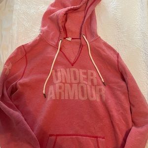 Pink Under Armour hoodie